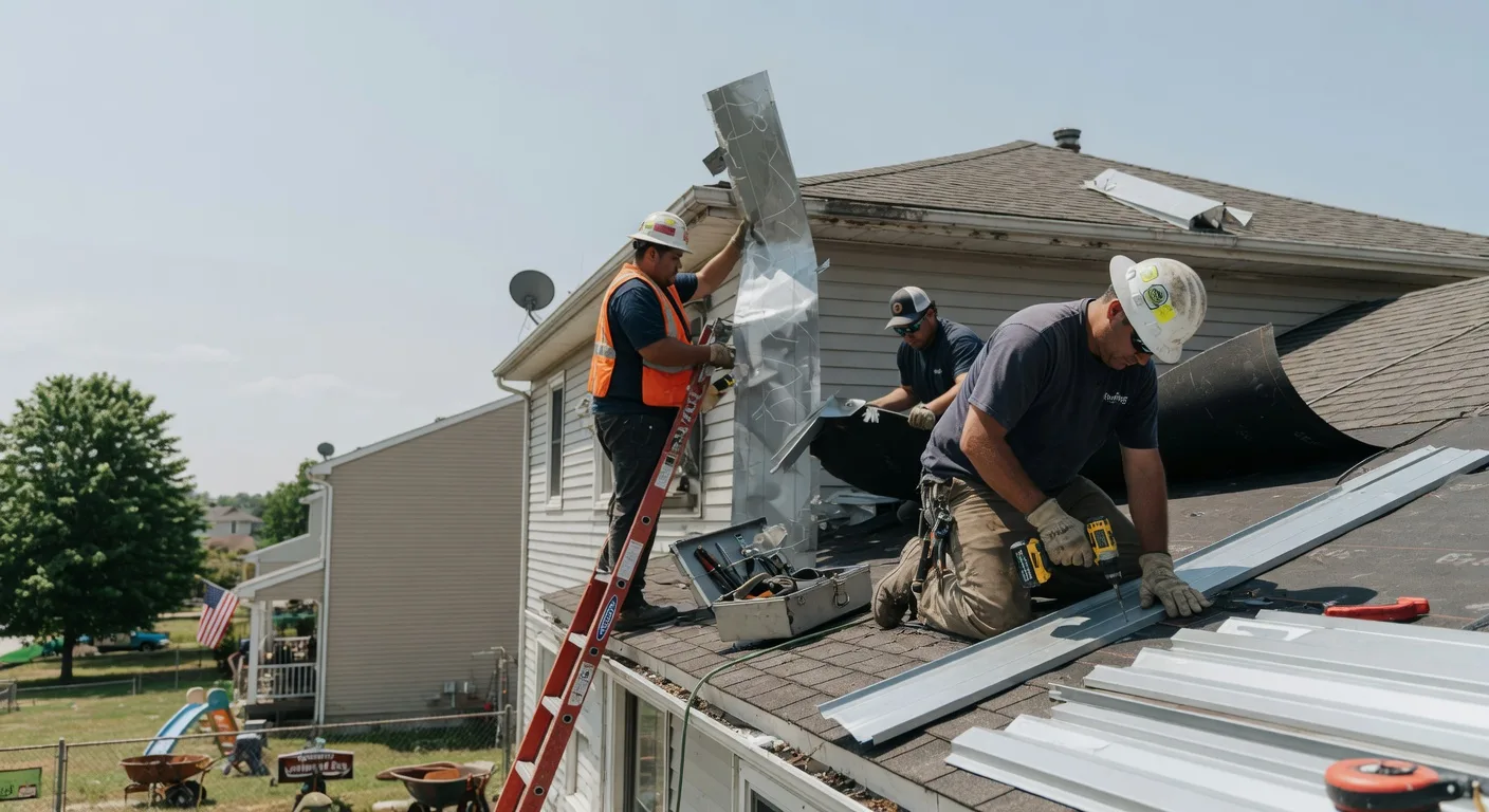 Metal Roof Repair in Monmouth, IA
